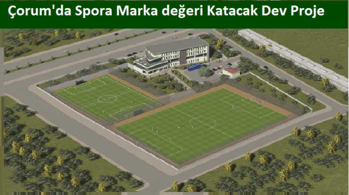 Çorum Belediyesi, Çorum’da sporun önünü açacak olan önemli bir projeyi daha hayata geçiriyor