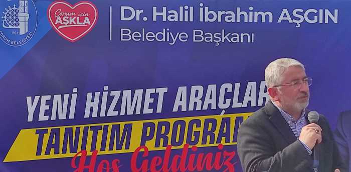Çorum Belediyesi Araç Filosunu Güçlendirdi