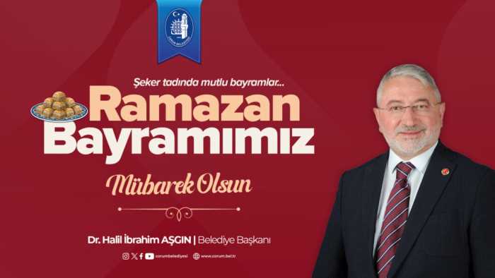 Çorum Belediyesi Ramazan Bayramı Kutlama Reklamı