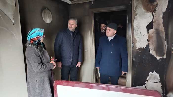 Çorum Belediyesi Yangınzedelerin yanında.. 