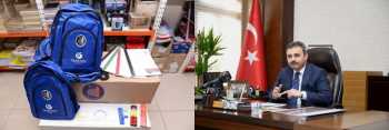 ÇORUM BELEDİYESİNDEN  BOSNA'DA  TÜRKÇE ÖĞRENEN ÖĞRENCİLERE KIRTASİYE YARDIMI 