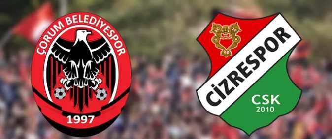 Çorum Belediyespor-Cizrespor Maçı
