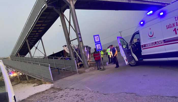 Çorum Çevre yolunda trafik kazası meydana geldi 1 ölü