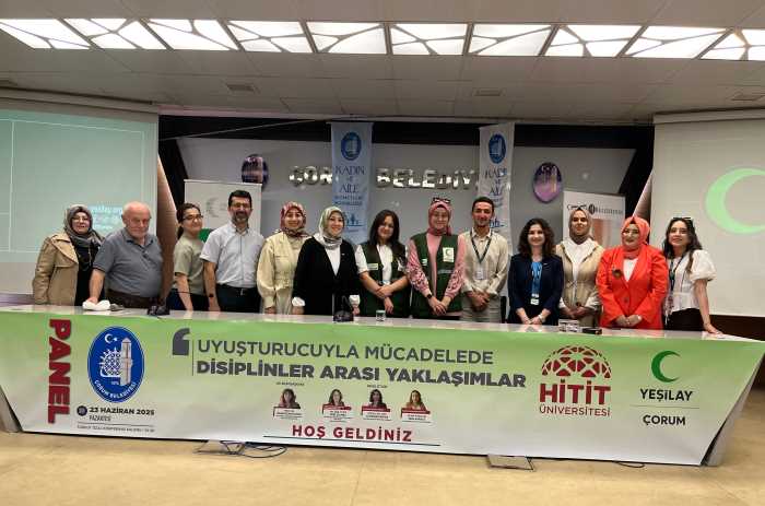 Çorum'da 26 Haziran Uyuşturucuyla Mücadele Günü Paneli!