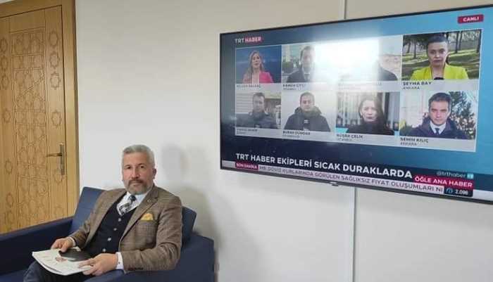 Çorum'da Basın mensubu Elvan Şimşek'e  saldırıya uğradı