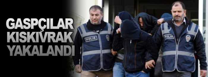 Çorum'da Gaspçılar Kıskıvrak Yakalandı
