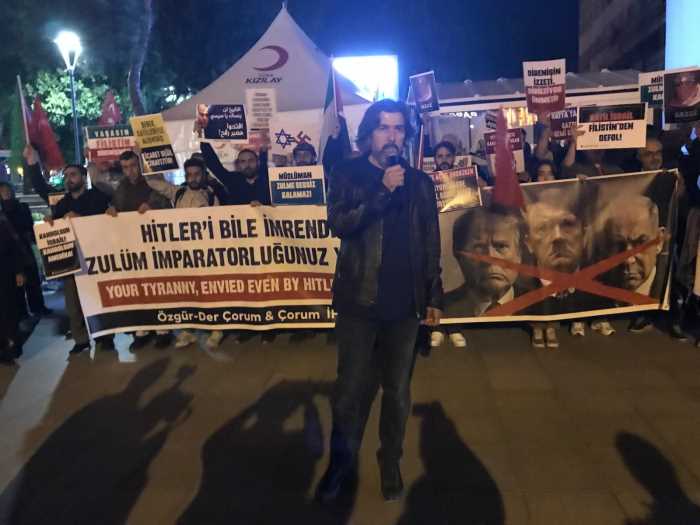 Çorum'da Gazze İçin Sert Mesajlar Verildi!