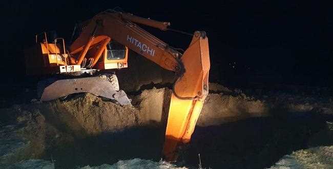 Çorum’da kepçe ile kaçak kazıya suçüstü
