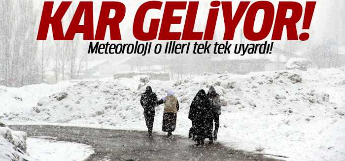 Çorum'da Pazar günü kar yağışı bekleniyor!