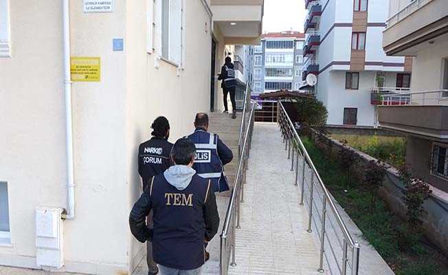 Çorum'da Sabahın ilk Işıklarıyla 22 Adrese Operasyon