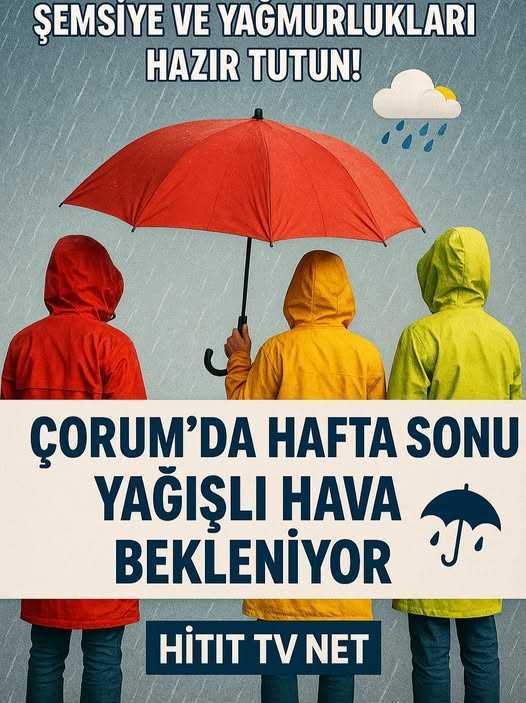 Çorum’da Yağmurla Gelen Serinlik!