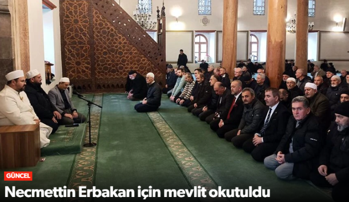 Çorum’da Yeniden Refah’tan Erbakan’a  Mevlidi-i Şerif