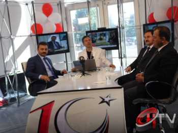 ÇORUM DEMİRYOLU  RAYINA GİRDİ