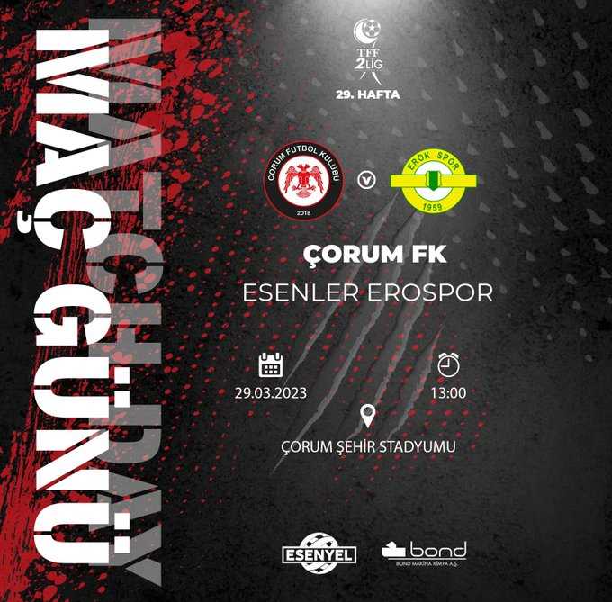 Çorum FK - Erok Spor Maçı