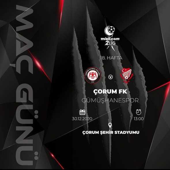 Çorum FK - Gümüşhanespor 