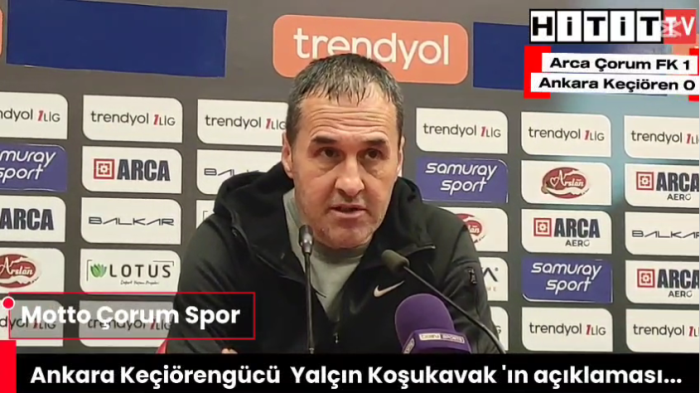 Çorum FK Maçı Sonrası Keçiörengücü Cephesinde Üzüntü