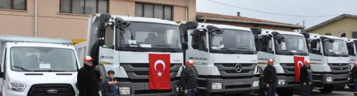 Çorum İl Özel İdaresi araç parkurunu güçlendirmeye devam ediyor.