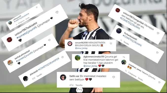 Çorum spor Taraftarı ‘Come To Çorumspor’  