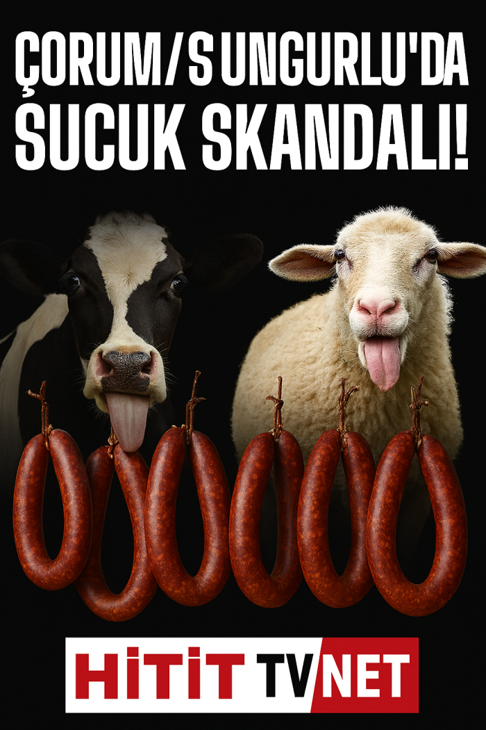 Çorum/Sungurlu’da Sucuk Skandalı!