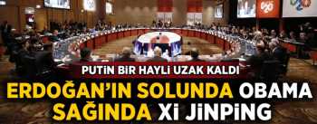 CUMHURBAŞKANI ERDOĞAN SOLUNDA ABD SAĞINDA ÇİN'İ ALDI