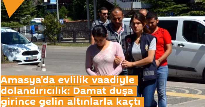Damat duşa girince gelin altınlarla kaçtı