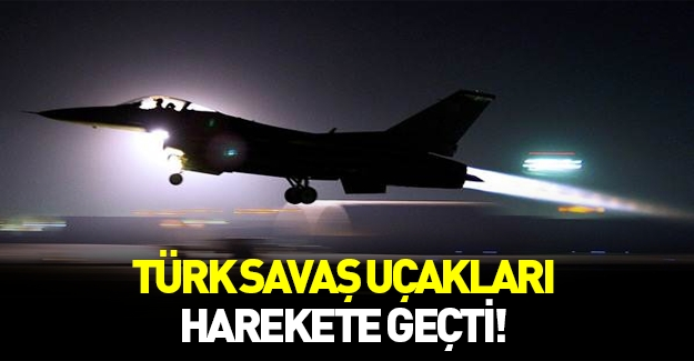 Diyarbakır'da çok sayıda uçağının havalandığı öğrenilirken, Irak ve Suriye yönüne uçtukları görüldü
