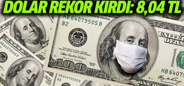 Dolar 8 liranın üzerini gördü