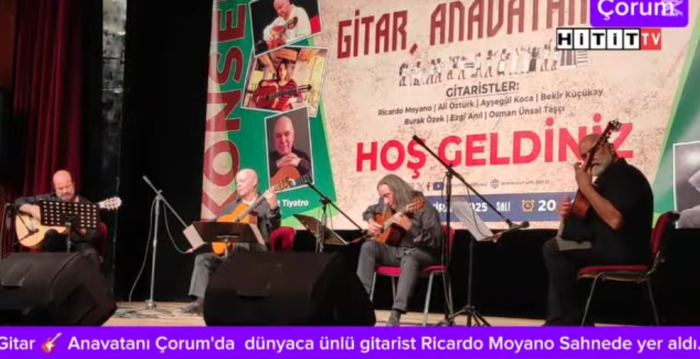 Dünyaca Ünlü Gitaristler Çorum'da Sahne Aldılar!
