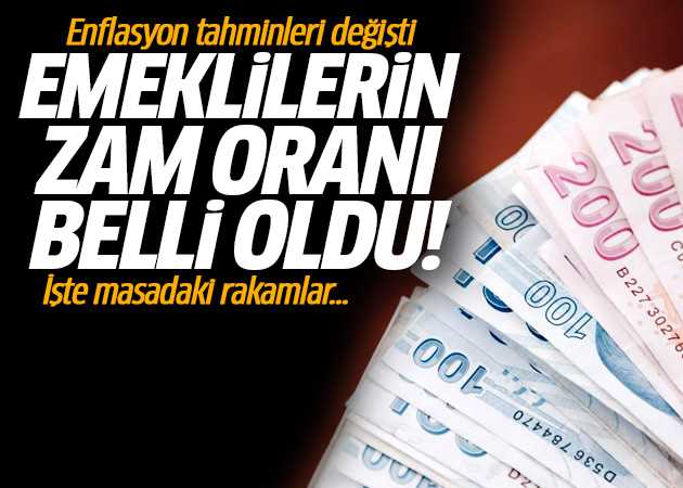Enflasyon tahminleri değişti Emeklilerin Kök maaşına yansıyacak mı?