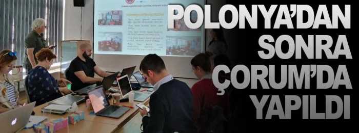 Erasmus Polanya'dan sonra Çorum'da 