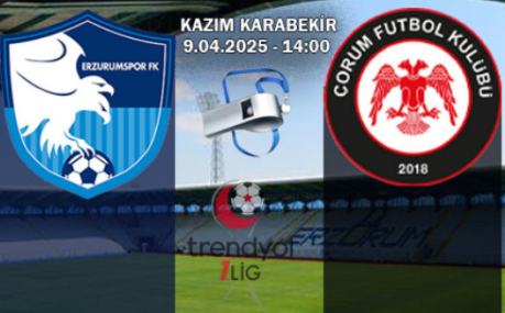 Erzurum FK - AHL Çorum FK Maçı