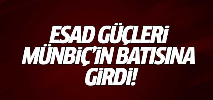 Esad Rejimi  Münbiç'in batısında