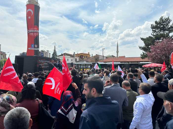 Fatih Erbakan 24 Nisan Perşembe günü Çorum'da