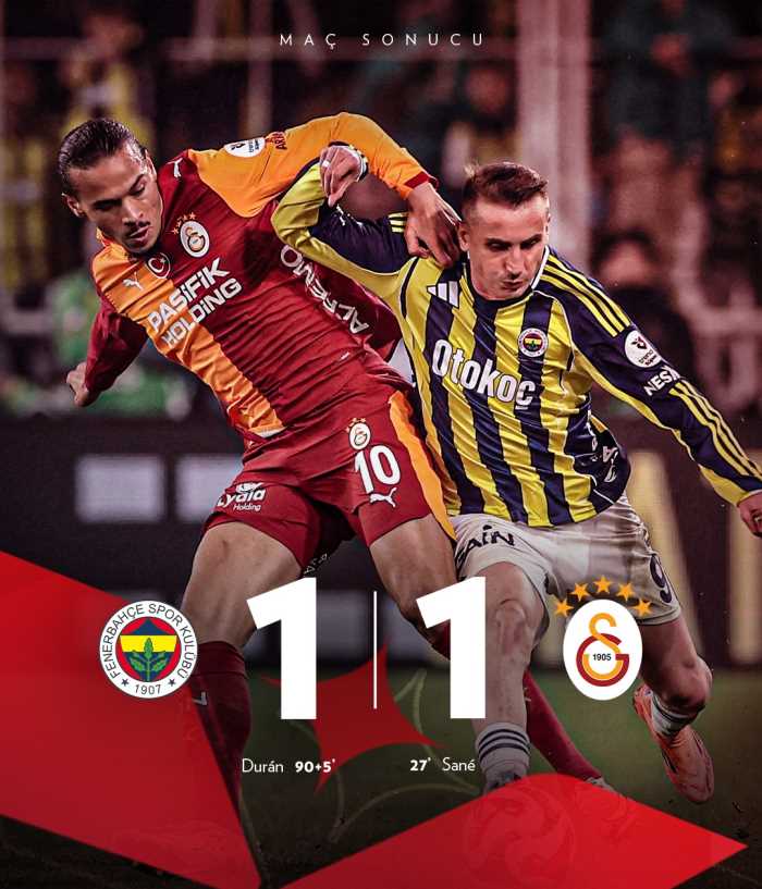 Fenerbahçe 1-1 Galatasaray