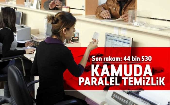 FETÖ'nün darbe girişimi sonrası pek çok kamu kurum ve kuruluşunda toplam 44 bin 530 kişi görevden uzaklaştırıldı