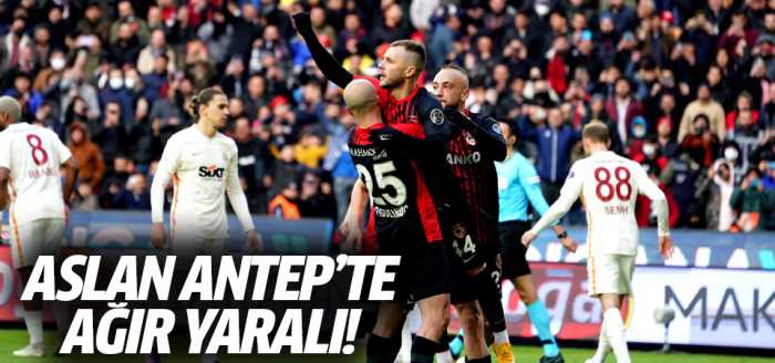 Gaziantep 3 -1 Galatasaray