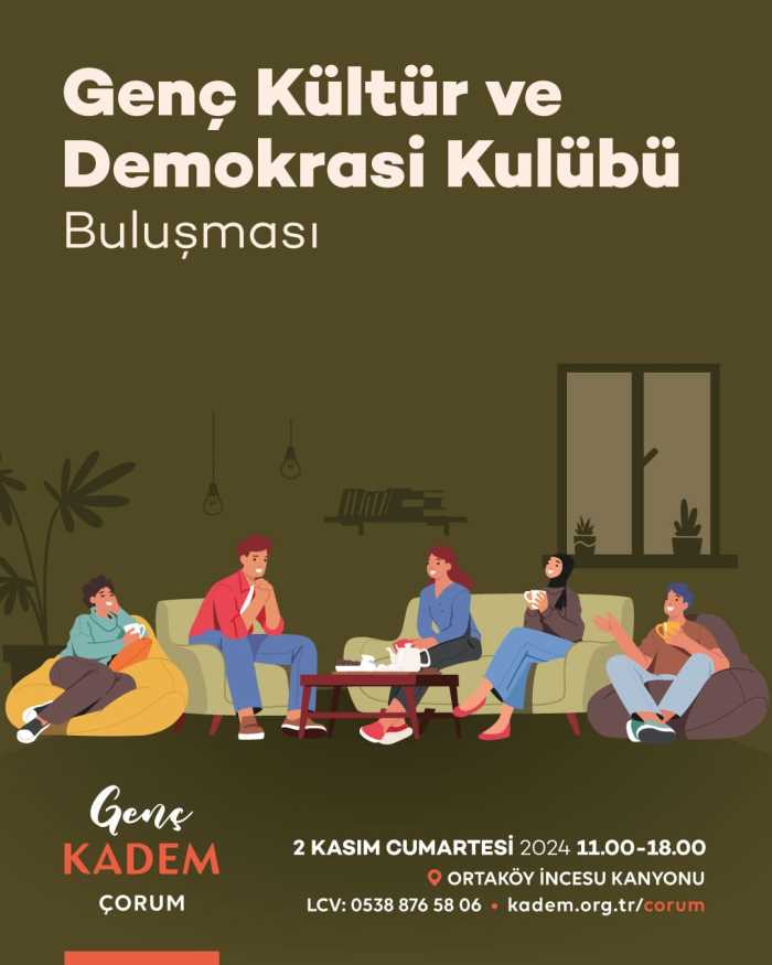 Genç KADEM Çorum Kültür ve Demokrasi Kulübünün Ortaköy İncesu Kanyonunu Gezdi