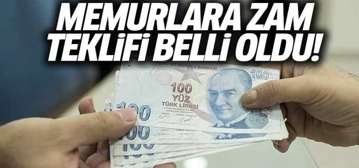 Hükümetin memurlara zam teklifi kabul edilmedi