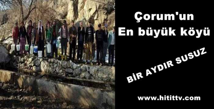 İçme Suyu Sıkıntısı Çeken Köylüler dertli