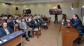 İŞ ADAMLARINA TEKNOKENT BİRİFİNGİ VERİLDİ