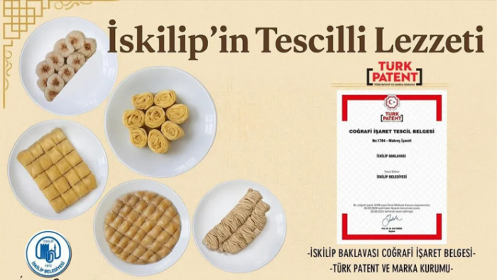 İskilip Baklavası Coğrafi İşaret Olarak Tescillendi!