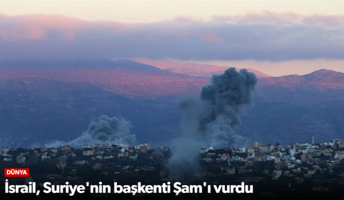 İsrail Suriye'nin Başkenti Şam'ı Vurdu!