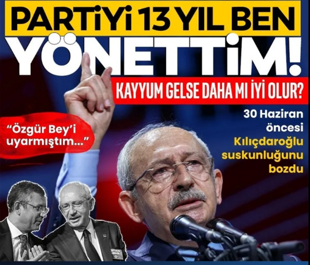 Kılıçdaroğlu’ndan Çarpıcı Uyarı CHP’ye Kayyum Atanır!