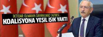 Kılıçdaroğlu'ndan koalisyona yeşil ışık