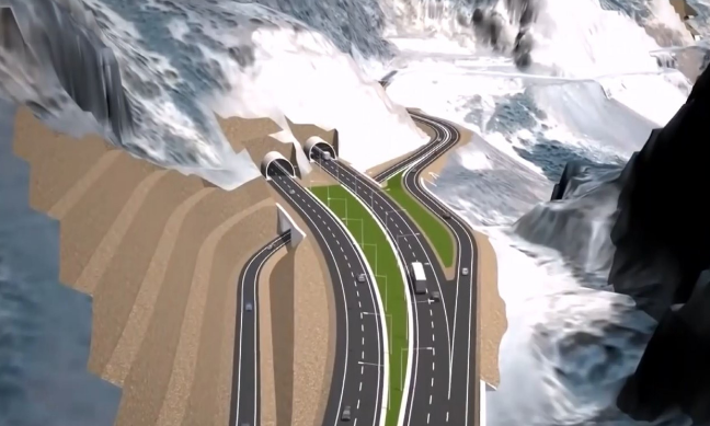 Kırkdilim Tünelleri Trafiğe Açılmaya Hazır