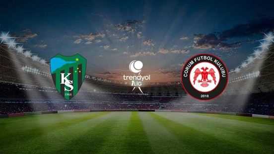 Kocaelispor-AHL Çorum FK maçı 