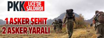 LİCE'ye  saldırı:  1 asker şehit, 2 yaralı!