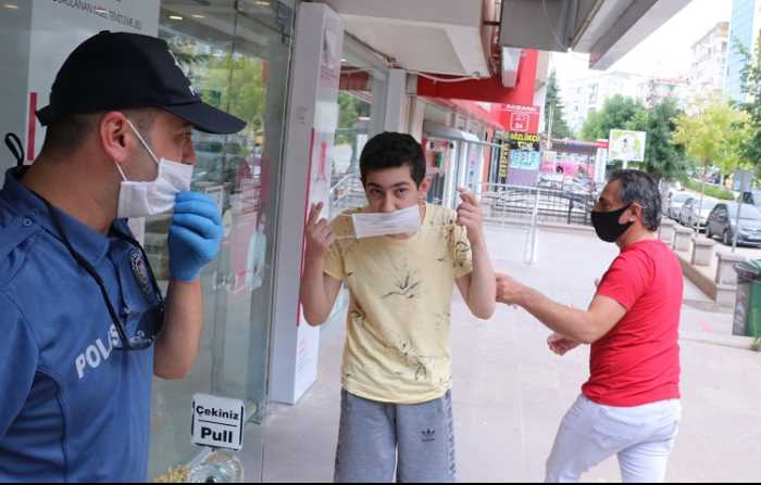 Maskesiz Gezenlere Ceza yağdı!