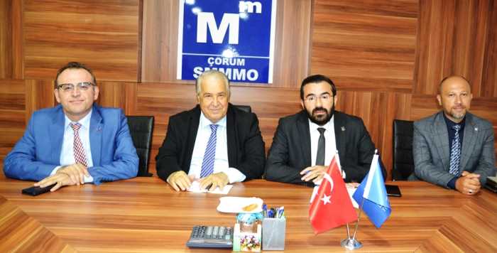 Masum Türker SMMMO'yu ziyaret ederek destek istedi