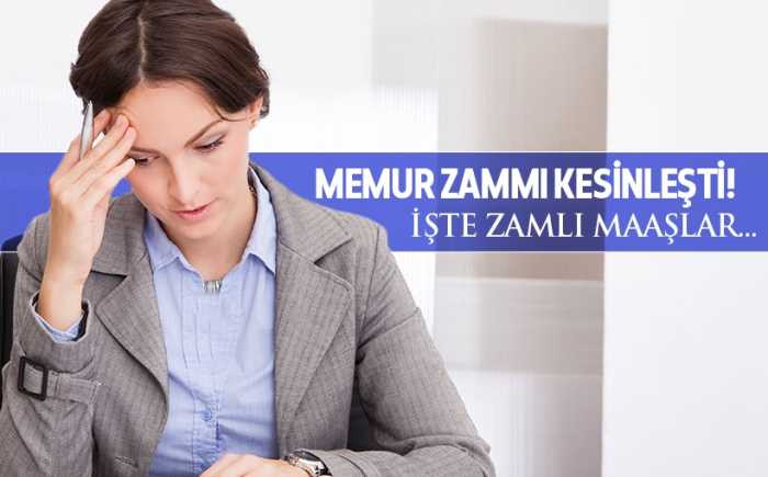 Memur zammı kesinleşti!..
